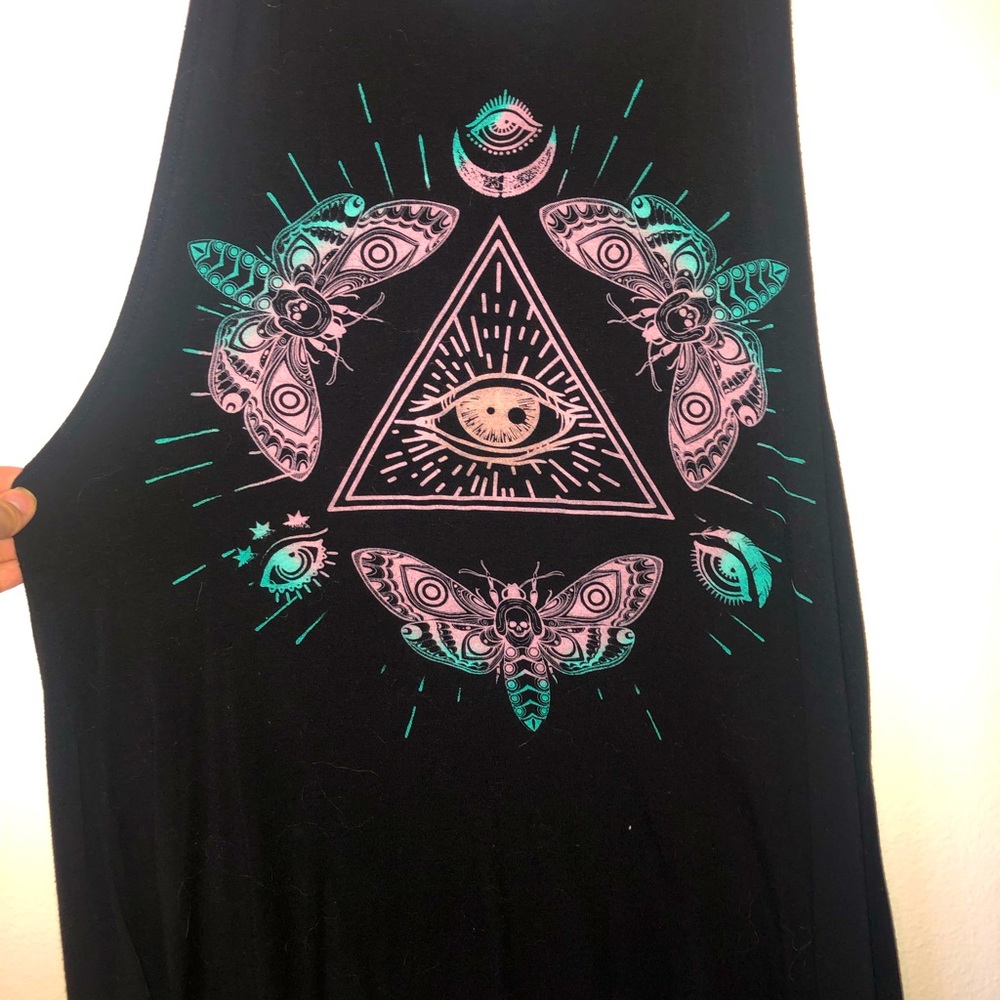 Illuminati death moth tank top